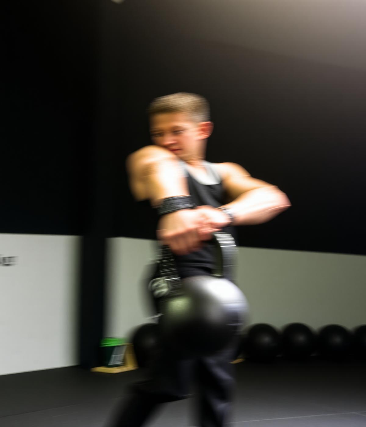 Kettlebell motion